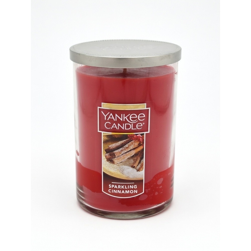 NEW Yankee Candle SPARKLING CINNAMON 22oz Large Double Wick Tumbler Jar Candle